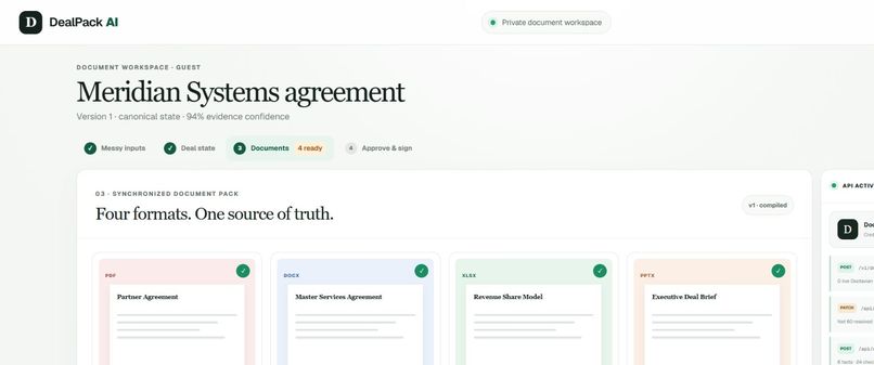DealPack AI – screenshot 1