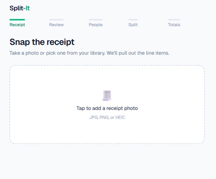 Split-It – screenshot 2