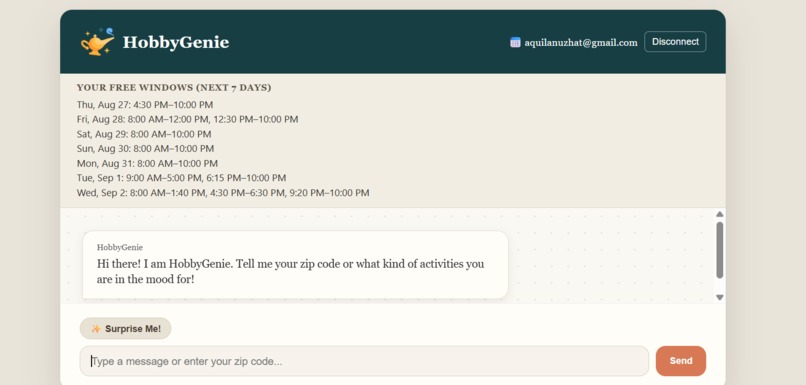 HobbyGenie – screenshot 2