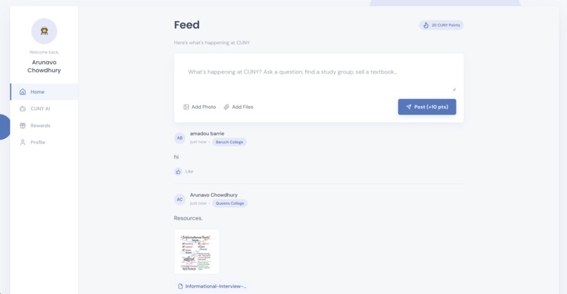 CUNYConnect – screenshot 3