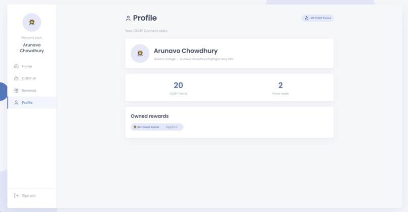 CUNYConnect – screenshot 4
