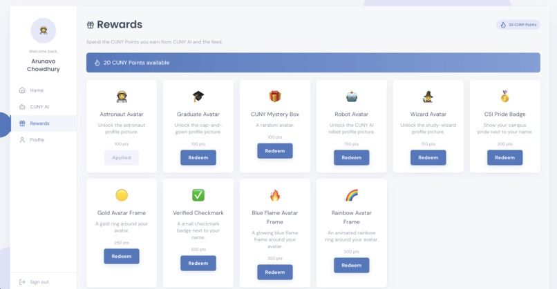 CUNYConnect – screenshot 5