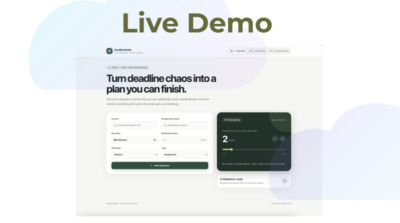 DeadlineRadar – screenshot 5