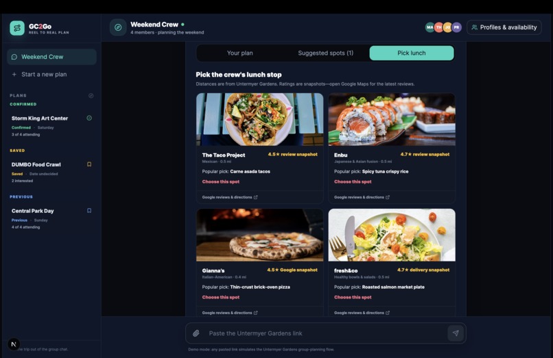 GC2Go – screenshot 3
