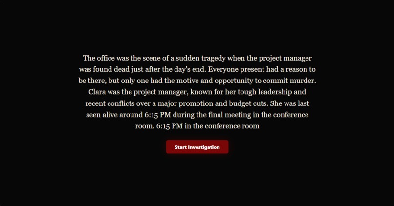 Murder Mystery – screenshot 1