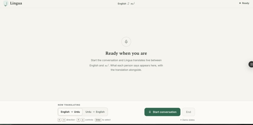 Lingua – screenshot 1
