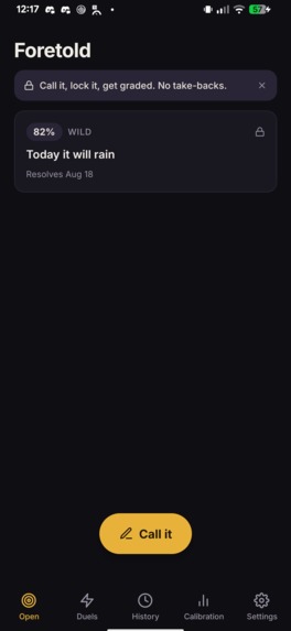 Foretold – screenshot 1