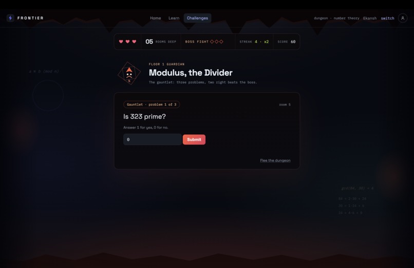 Mathematical Frontier – screenshot 3