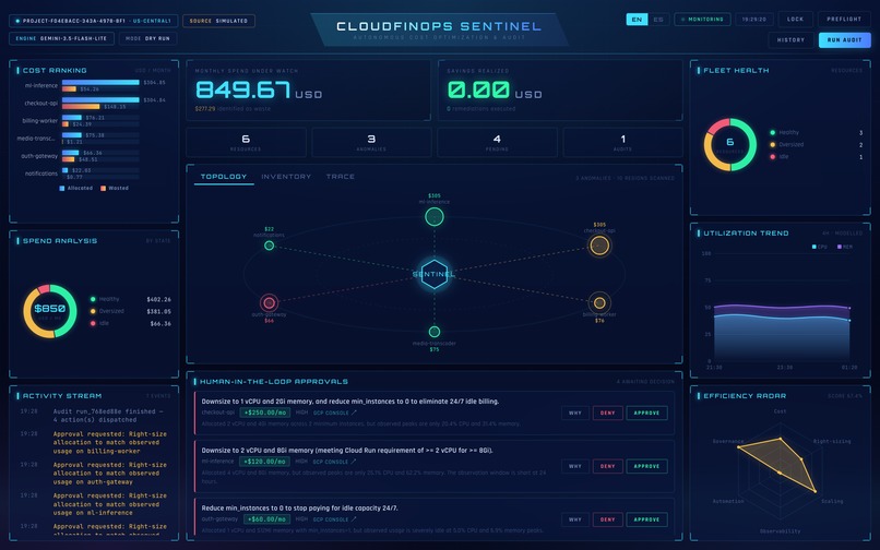 CloudFinOps Sentinel – screenshot 3