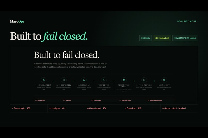 MarqOps Evidence Layer – screenshot 3
