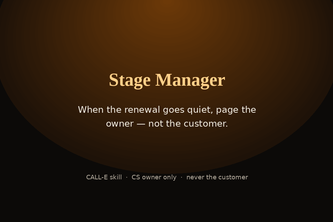 "Stage Manager" (Customer Success & Support)