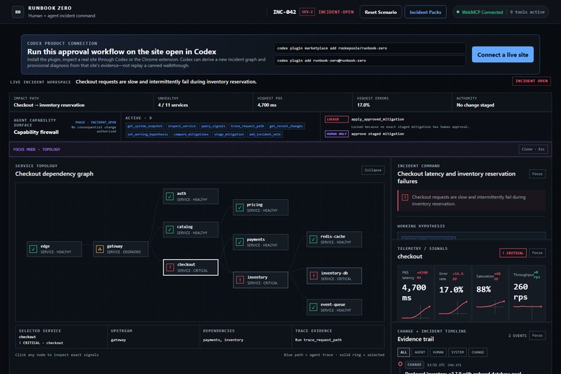 Runbook Zero: Incident Command for the Agentic Web – screenshot 2