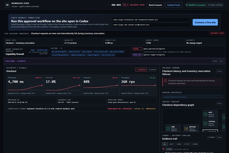 Runbook Zero: Incident Command for the Agentic Web – screenshot 3