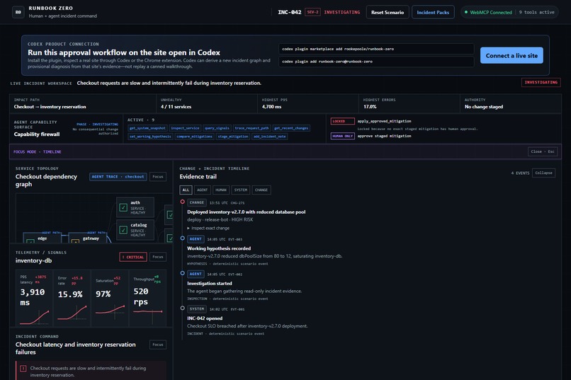 Runbook Zero: Incident Command for the Agentic Web – screenshot 4