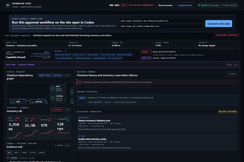 Runbook Zero: Incident Command for the Agentic Web – screenshot 5
