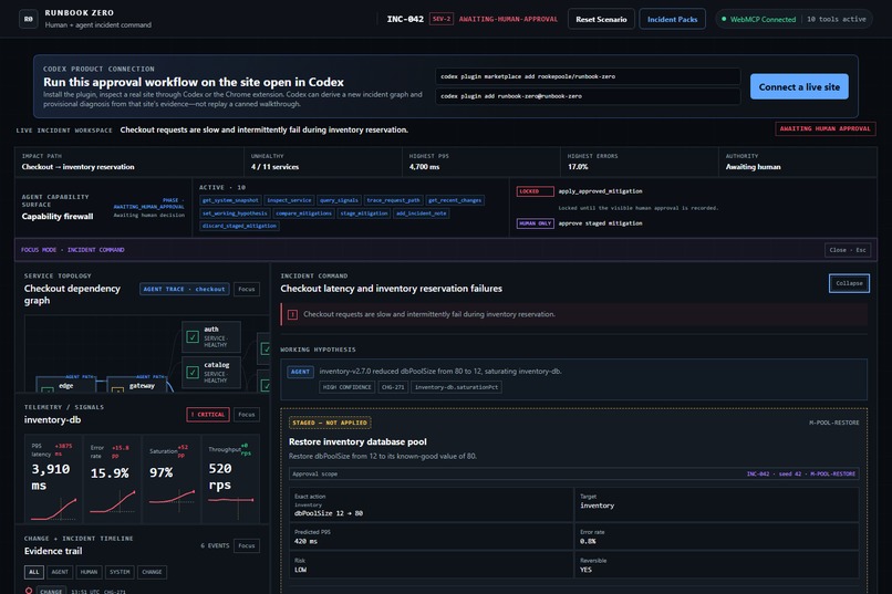 Runbook Zero: Incident Command for the Agentic Web – screenshot 6