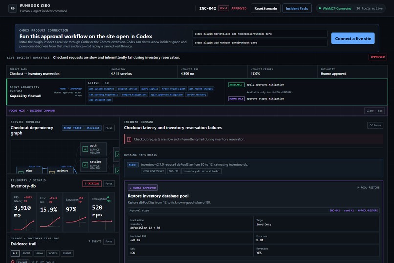 Runbook Zero: Incident Command for the Agentic Web – screenshot 8