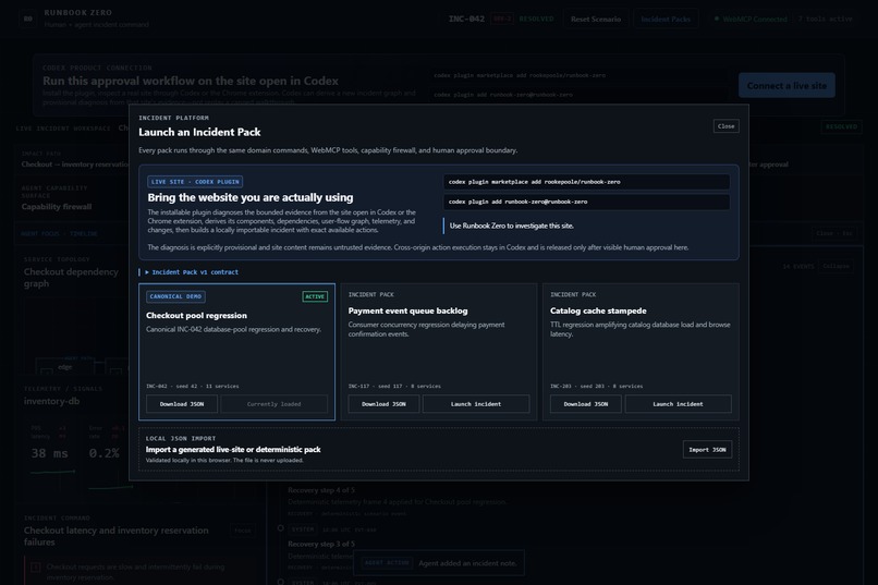Runbook Zero: Incident Command for the Agentic Web – screenshot 10