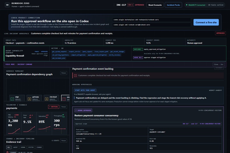 Runbook Zero: Incident Command for the Agentic Web – screenshot 12