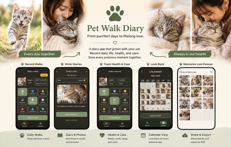 Pet Walk Diary – screenshot 2