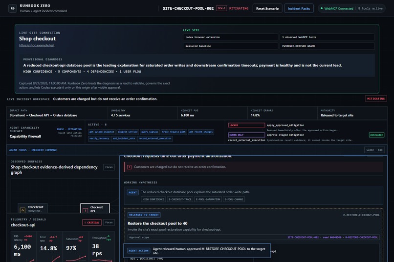 Runbook Zero: Incident Command for the Agentic Web – screenshot 15
