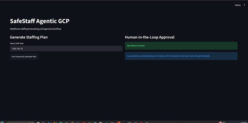 SafeStaff Agentic GCP – screenshot 2
