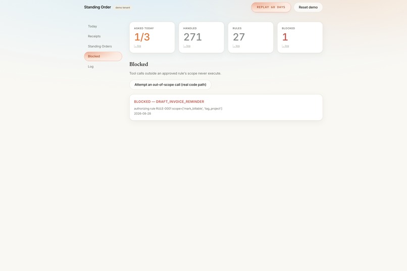 Standing Order – screenshot 6