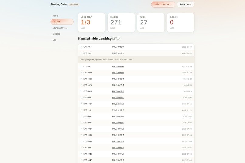 Standing Order – screenshot 8