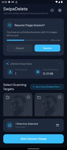 SwipeDelete: Gallery Cleaner – screenshot 7
