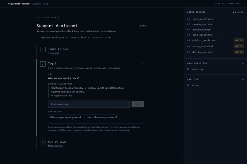 Assistant Studio – screenshot 4