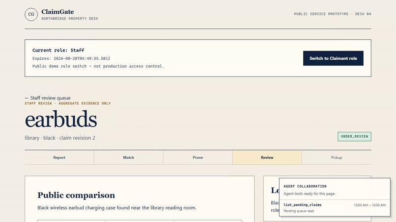 ClaimGate – screenshot 2