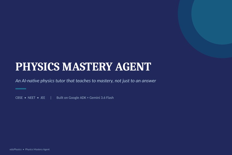 eduPhysics Physics Mastery Agent – screenshot 1