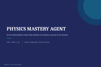 eduPhysics Physics Mastery Agent