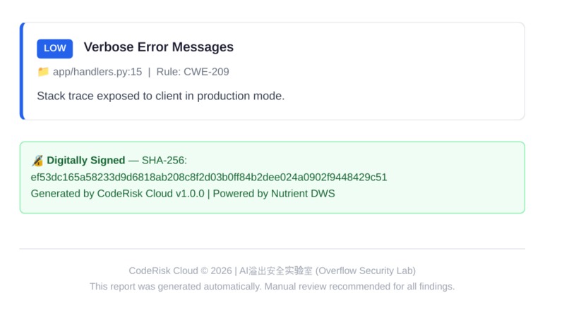CodeRisk Cloud – screenshot 7