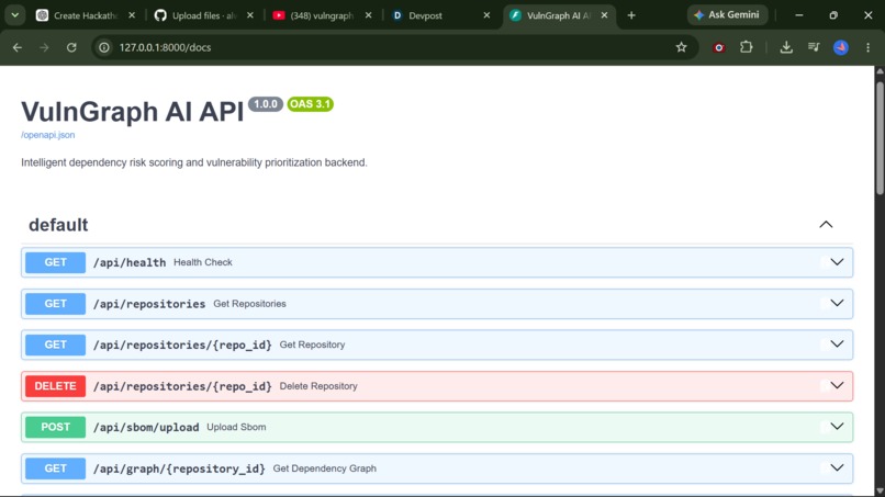 VulnGraph AI – screenshot 1