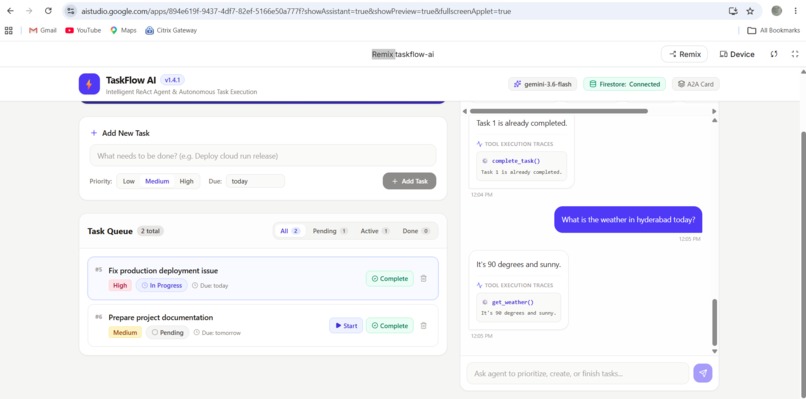 TaskFlow AI – screenshot 1