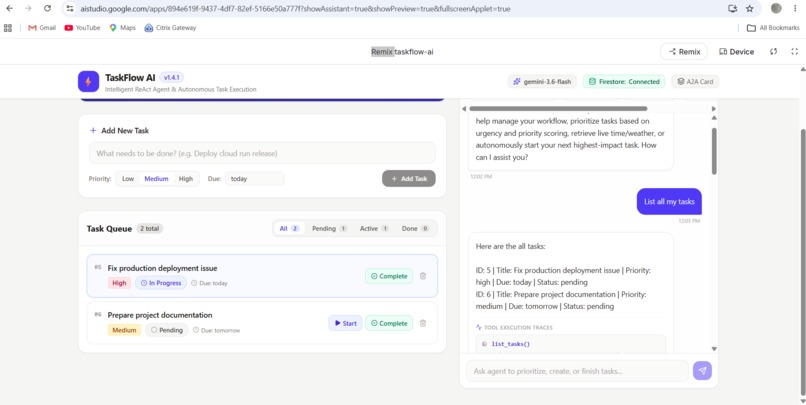 TaskFlow AI – screenshot 3