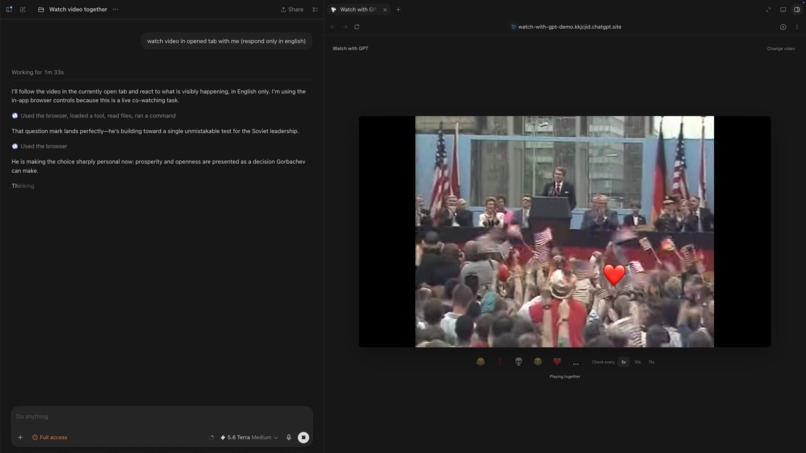 Watch with Codex – screenshot 4