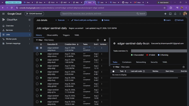  EDGAR Sentinel – screenshot 3