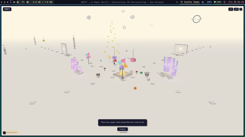 DRIFT -- A Paper World – screenshot 1