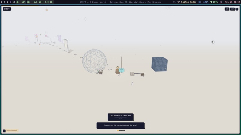 DRIFT -- A Paper World – screenshot 3