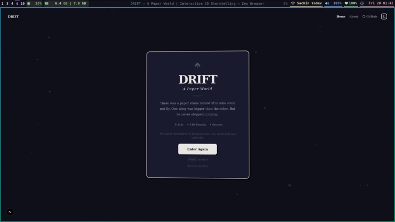 DRIFT -- A Paper World – screenshot 4