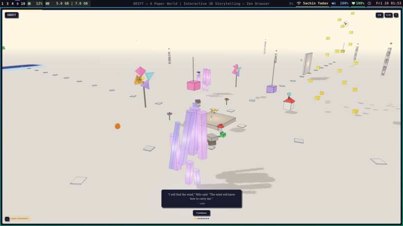 DRIFT -- A Paper World – screenshot 6