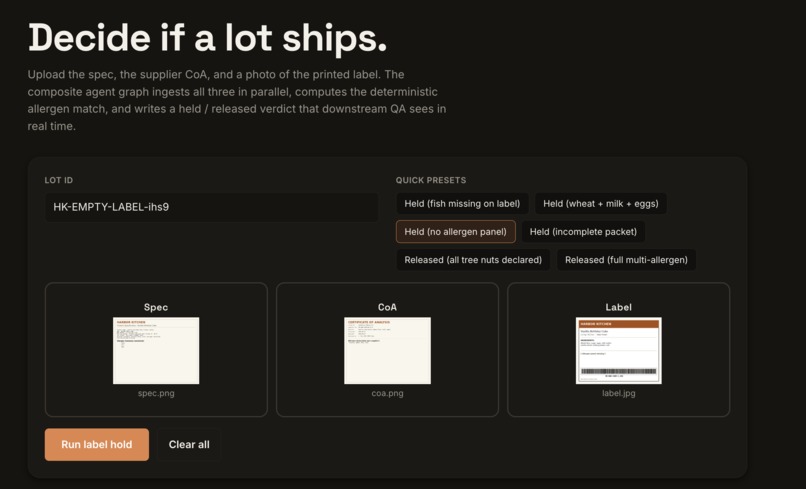 Harbour Kitchen - Label Hold  – screenshot 2