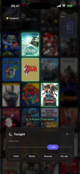 Playwall: your game backlog, minus the guilt – screenshot 3