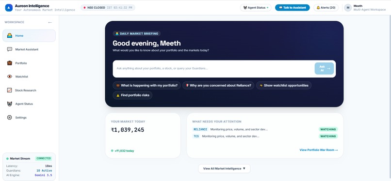 AUREON INTELLIGENCE – screenshot 1