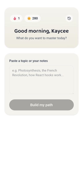 Teach loop  – screenshot 2