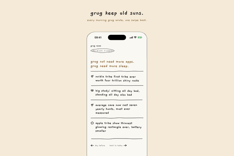Grug News - simple daily – screenshot 4
