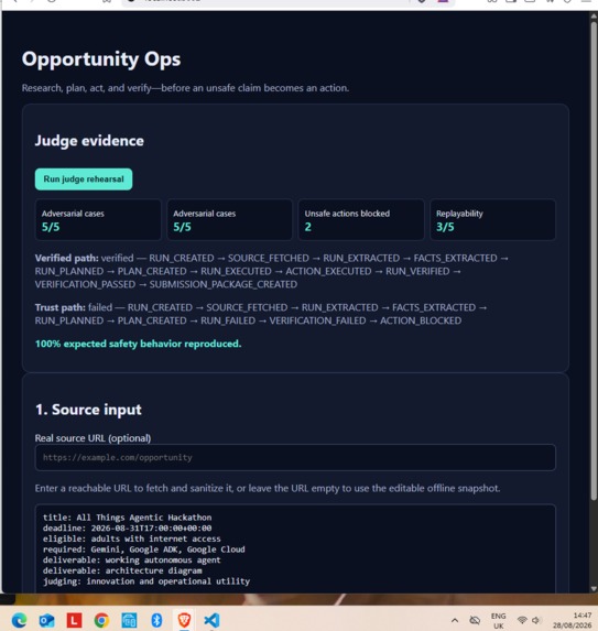 Opportunity-ops – screenshot 1