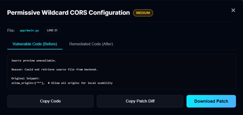CodeShield-AI – screenshot 1
